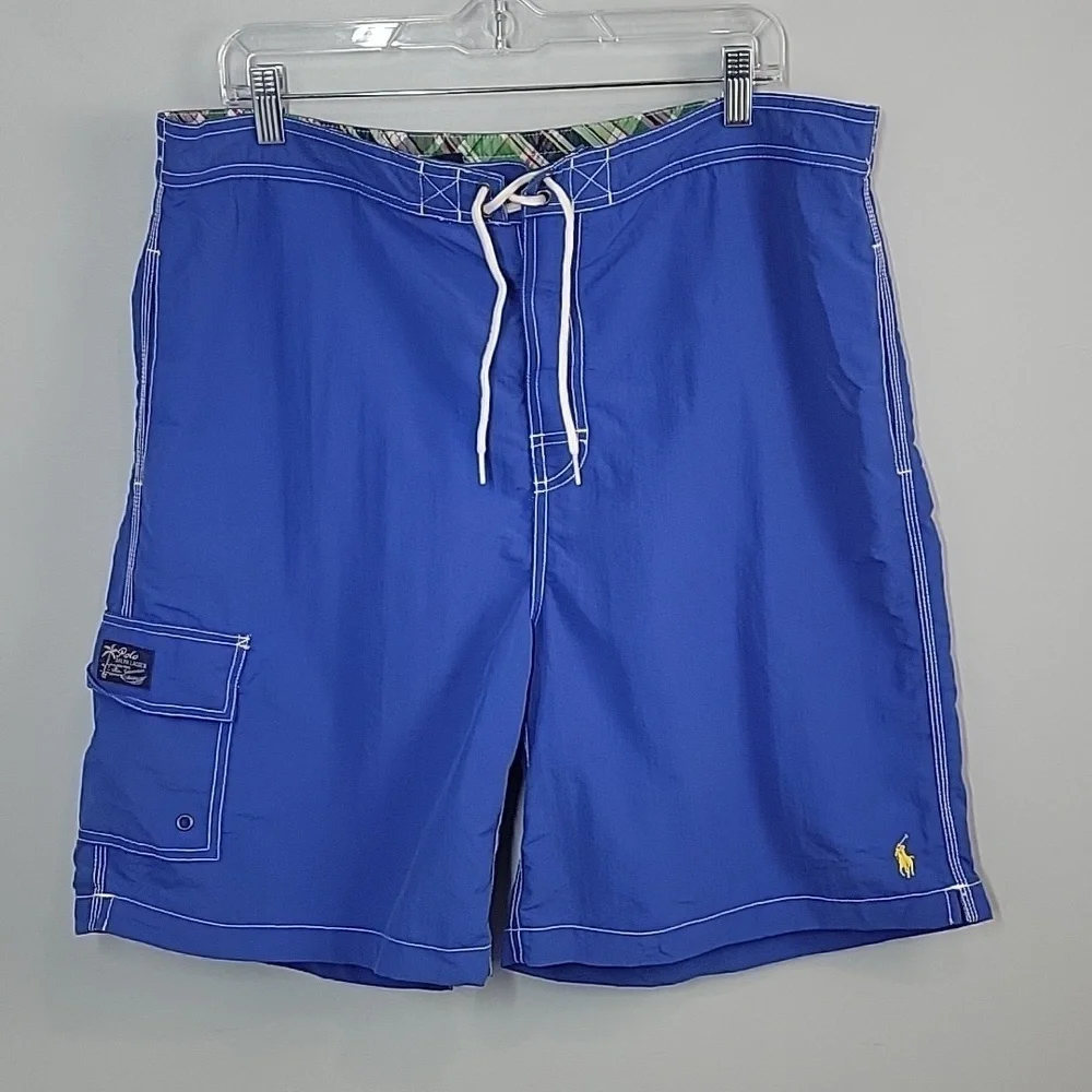 POLO Ralph Lauren Blue Swim Trunks Men's XL